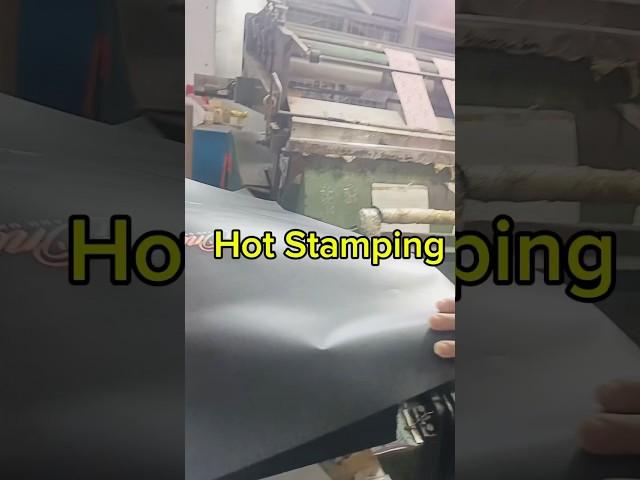 Hot stamping in custom packaging box which can make your packaging more beautiful. #custompackaging