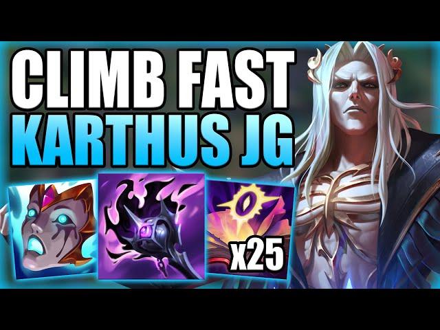 KARTHUS JUNGLE IS JUST PLAIN CHEATING WHEN IT COMES TO CLIMBING OUT OF LOW ELO! - League of Legends