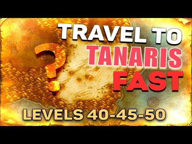 Travel FAST To Tanaris / Where To Level At 40, 45, 50 (Warmane WoW, Classic/Wotlk Guide/Tutorial)