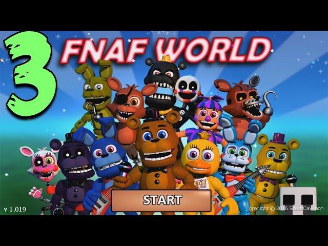 FNAF WORLD ПРОХОЖДЕНИЕ - ОГРОМНЫЙ БОСС #3