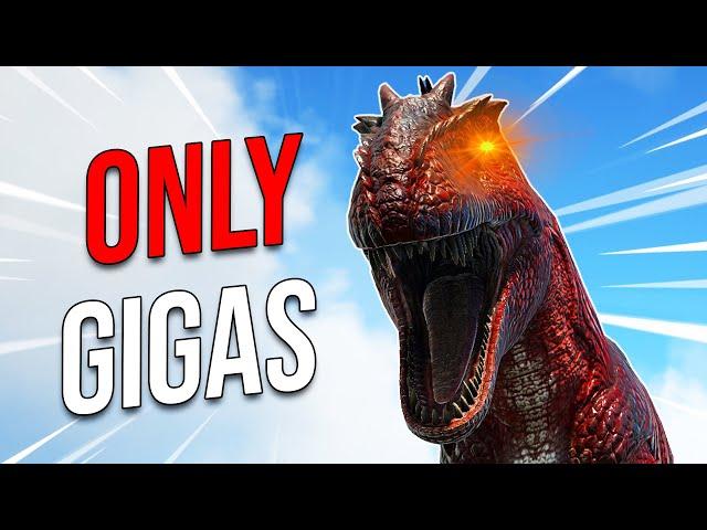 ARK But I Replaced EVERY DINO with a GIGA...