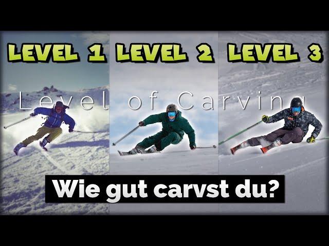 Skifahren lernen - 3 Levels of Carving