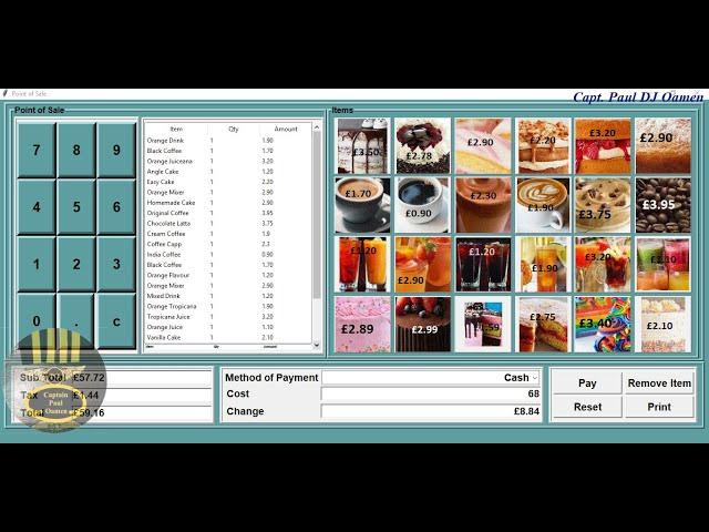 How to Create a Point of Sale System using Treeview with Printer Function in Python - Full Tutorial