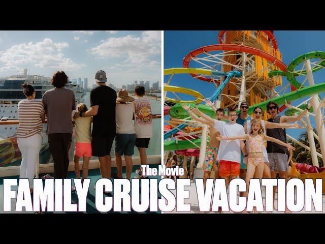 SAILING ON OASIS OF THE SEAS CRUISE SHIP FOR THE FIRST TIME | FIRST FAMILY OASIS CRUISE | THE MOVIE