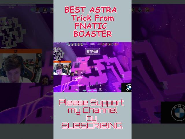 Best Astra Setup for Split Map by FNATIC Boaster - Valorant Tips from PRO #shorts