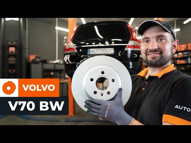 Как заменить передние тормозные диски и тормозные колодки на VOLVO V70 BW [ВИДЕОУРОК AUTODOC]