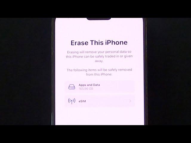 How To Erase Your iPhone So It Can Be Traded In or Given Away or Sold