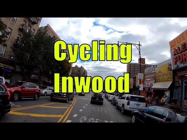 ⁴ᴷ⁶⁰ Cycling Tour of Inwood, Manhattan, NYC (Northernmost Neighborhood of Manhattan Island)