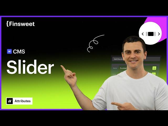 (2022) Build a Webflow CMS Slider - No-Code Attributes
