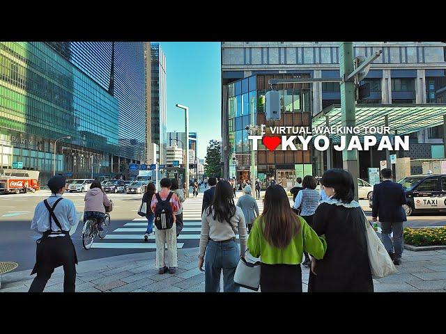 TOKYO JAPAN, WALKING TOUR Kyōbashi, Nihonbashi, Chuo City, Japan, Travel, 4K