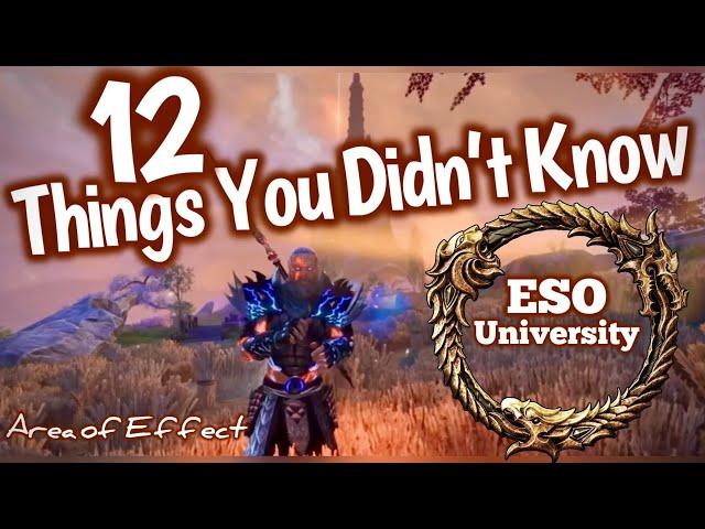 ESO - 12 Things You Didn’t Know (Because ESO Didn’t Tell You) - Area of Effect