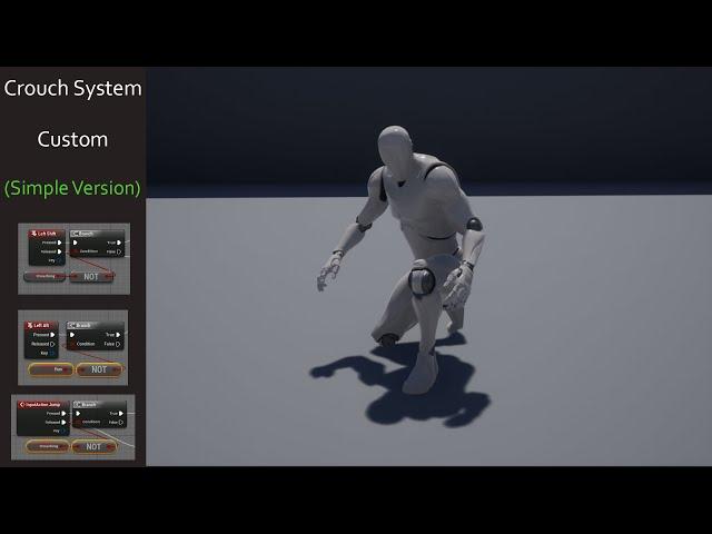 UE4 - Custom Crouching System (Simple Version)