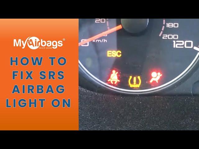 How to Fix SRS Airbag Light On & Seat Belt Pretensioner DTC Code | MyAirbags