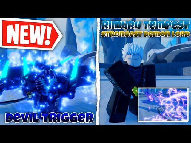 *NEW* Tempest rimuru and vergil devil trigger full obtainment and showcase!! 