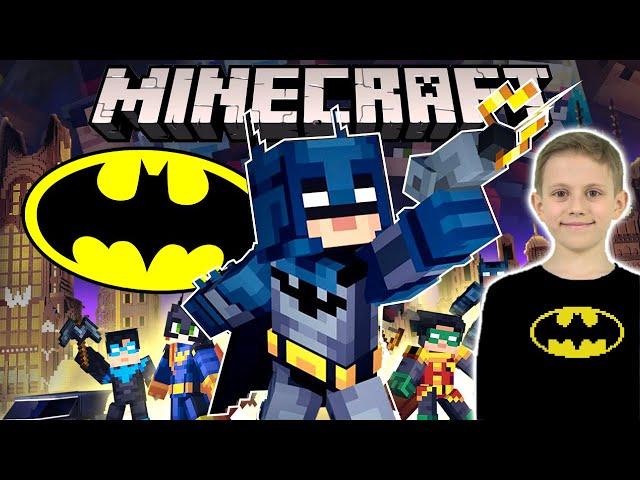 БЭТМЕН В МАЙНКРАФТЕ полное прохождение всех боссов. Batman Minecraft