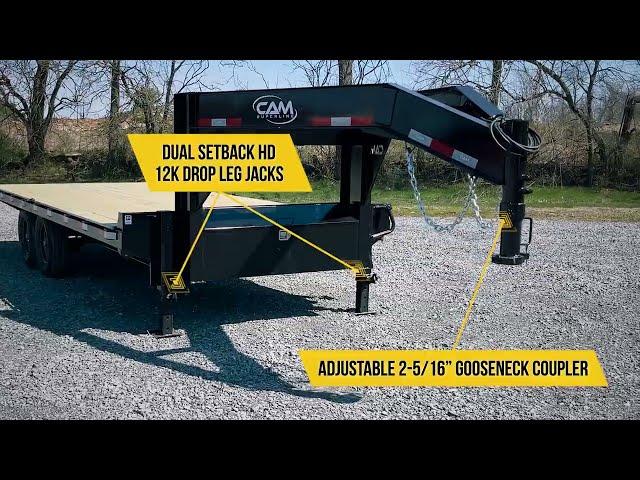 Feature Callout | Standard Duty Deckover - Flatbed with Gooseneck | CAM Superline