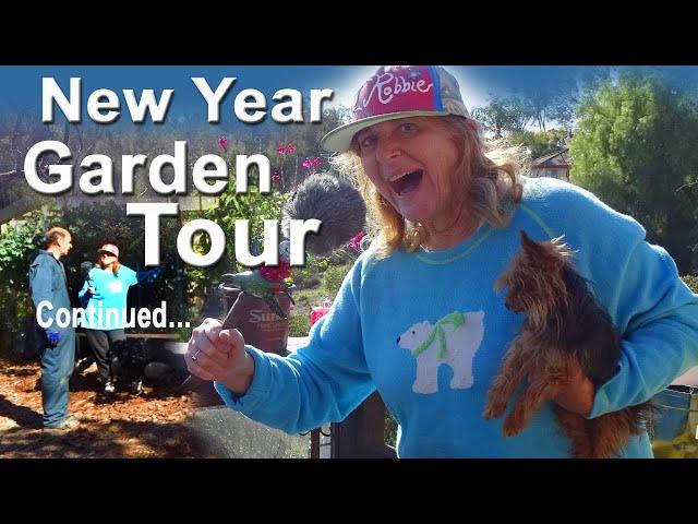 Garden Tour | Better Ways to Grow More Food Easy & Container Gardening, Compost in Place & Woodchips