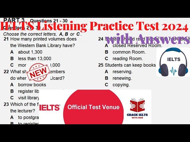 IELTS Listening Actual Test 2024 with Answers | 05.09.2024