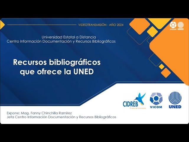 Recursos bibliográficos que ofrece la UNED