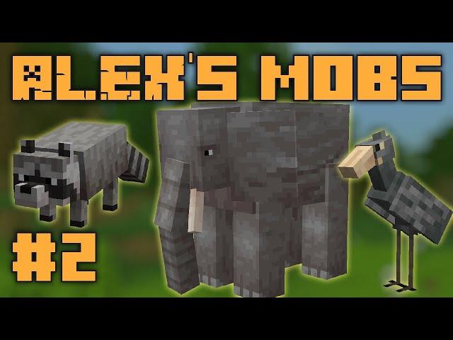 ОБНОВЛЕНИЕ ALEX'S MOBS - МОД НА ЖИВОТНЫХ ОТ АВТОРА ICE AND FIRE ЛЁД И ПЛАМЯ 1.16.4 ОБЗОР МОДА ГАЙД