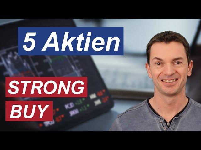 5 Aktien mit einem aktuellen STRONG BUY Rating von den Analysten-So würde ich 1.000 Euro investieren