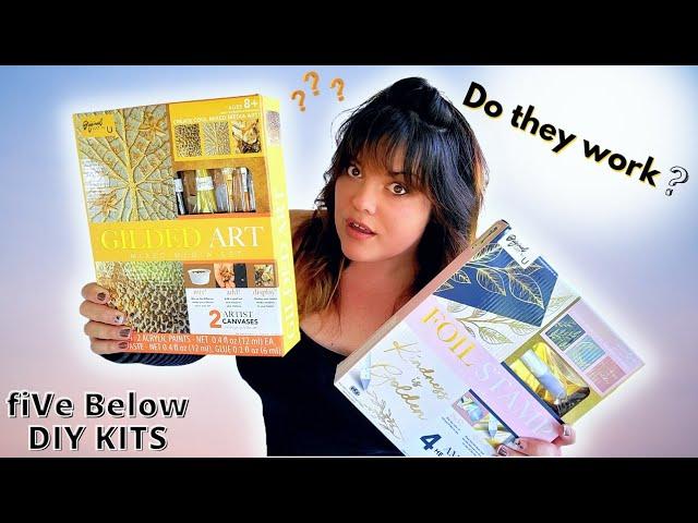 I tried 3 DIY craft kits from five below!! Do they work? YOU DECIDE???