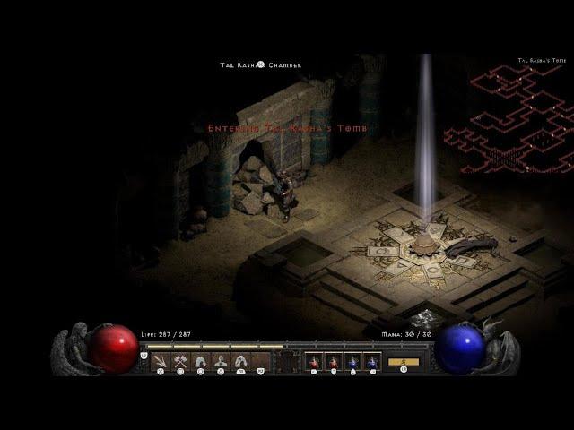 Diablo II: Resurrected Duriel act 2 Boss solo method.