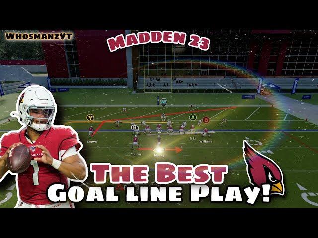 The Best Goal line Play In Madden 23! #madden23tips #gitg #whosmanzyt