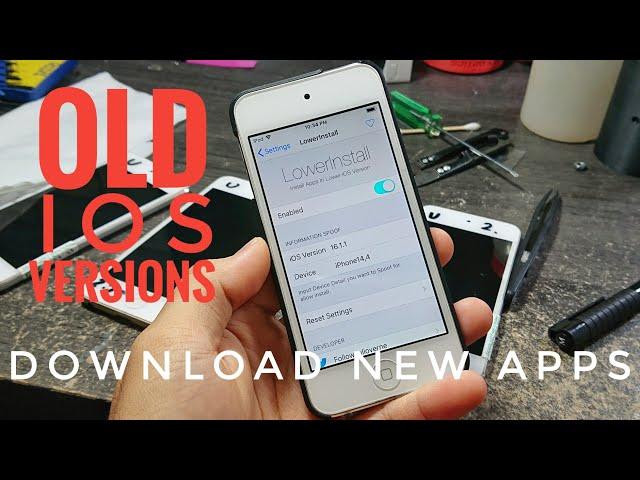 Install New Apps On Old IOS Devices (Lowerinstall Jailbreak Tweak) IOS 13 14 12.5.7 11 10 9.5.6 ETC