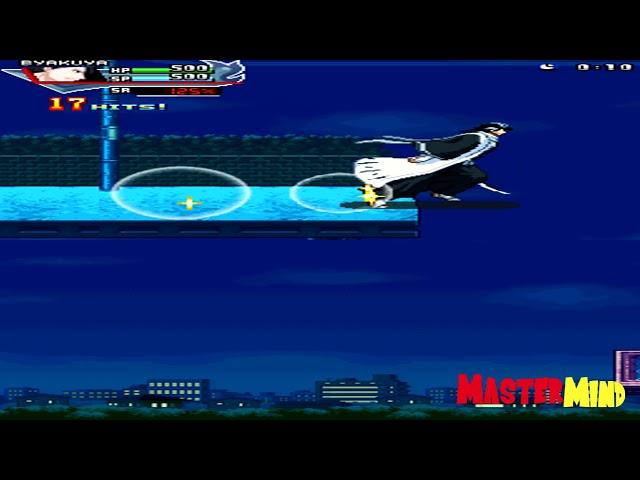 BLEACH DS 4th: Flamebringer Kid Byakuya/ Adult Byakuya vs Rukia(Stage 1-3) HARD