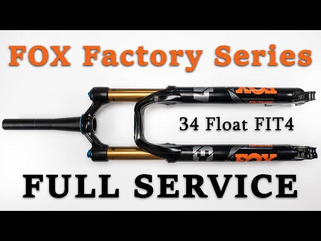 Fox Factory Series 34 Float FIT4 2021 Damper, Air spring and Lowers FULL Service guide for beginners