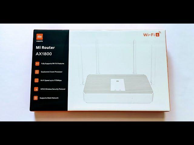 Распаковка маршрутизатора Xiaomi Mi Router AX1800 Global с ROZETKA