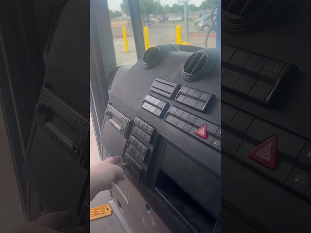 My new truck checking out interior it’s a Freightliner EconicSD McNeilus ZR 2024 ￼￼￼