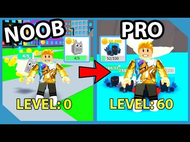 Noob To Pro! Full Team Of Dominus Pets! Level 60 Max Speed! Roblox Pet Walking Simulator