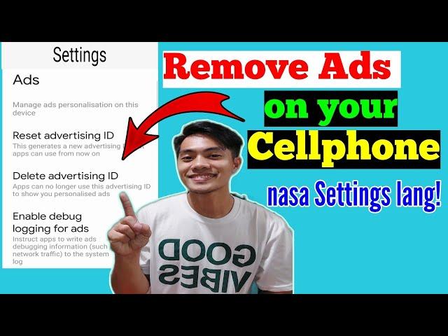 Paano tanggalin ang mga Ads sa cellphone (step by step) full tutorial