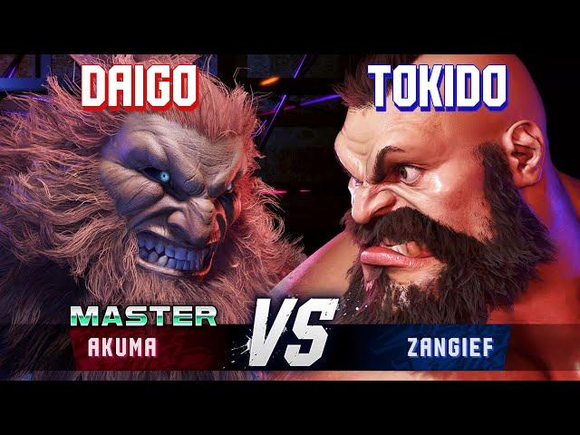 SF6 ▰ DAIGO (Akuma) vs TOKIDO (Zangief) ▰ High Level Gameplay