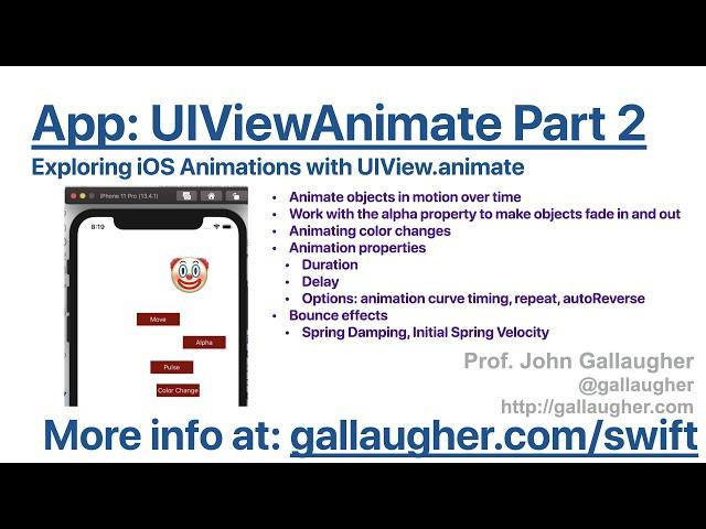 New Ch  4 3 UIViewAnimate Part 2   Animating with UIView animate