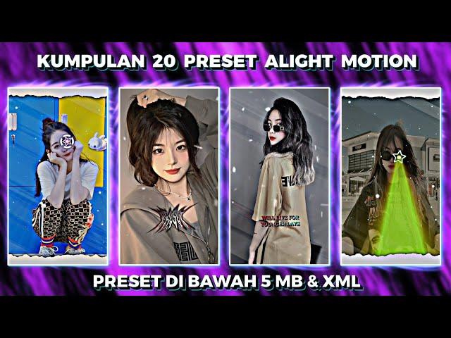 Kumpulan 20 Preset Base Alight Motion Jedag Jedug Viral Tiktok Terbaru 2022 | Dibawah 5mb & Xml