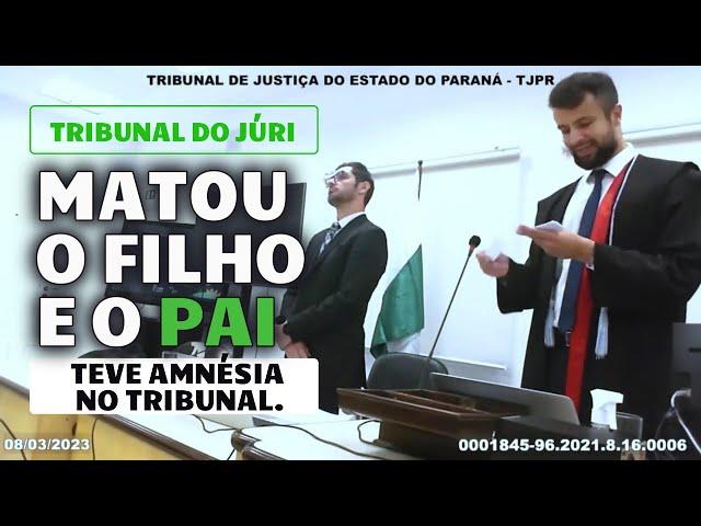  Intrigante julgamento: Matou primeiro o Filho e depois o pai que o "Jurou"- Crime Tribunal do Júri