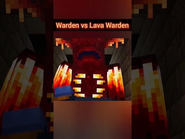 Minecraft Animation Alex and Steve Life Warden vs Lava Warden.Monster School #shorts #minecraft