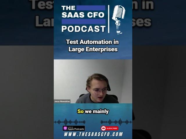 Test Automation in Large Enterprises #saas #podcast #askui #largeenterprise #saasstartup