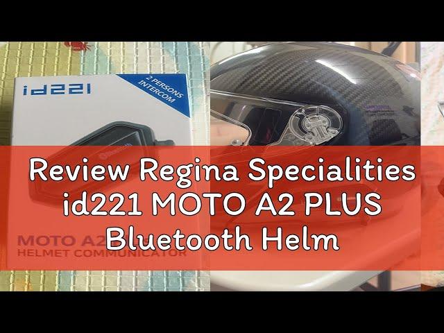 Review Regina Specialities id221 MOTO A2 PLUS Bluetooth Helmet Headset (Support 2 person Intercom -