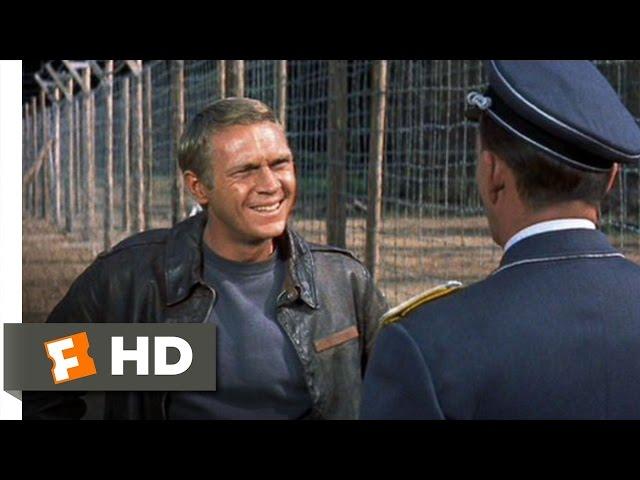 The Great Escape (1/11) Movie CLIP - To Cross the Wire Is Death (1963) HD