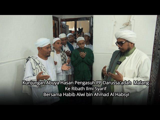 Kunjungan kh.nur Hasanuddin pengasuh PP.Darussaadah ke Ribat Ilmi Syarif Awal Ribat di Hadramaut