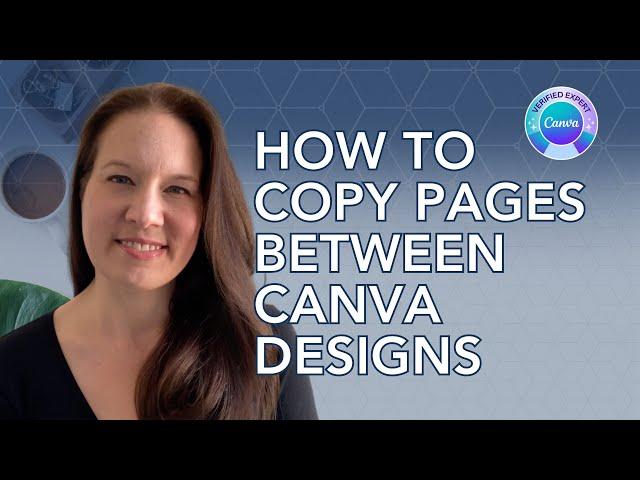 How to Copy Pages Between Your Canva Designs