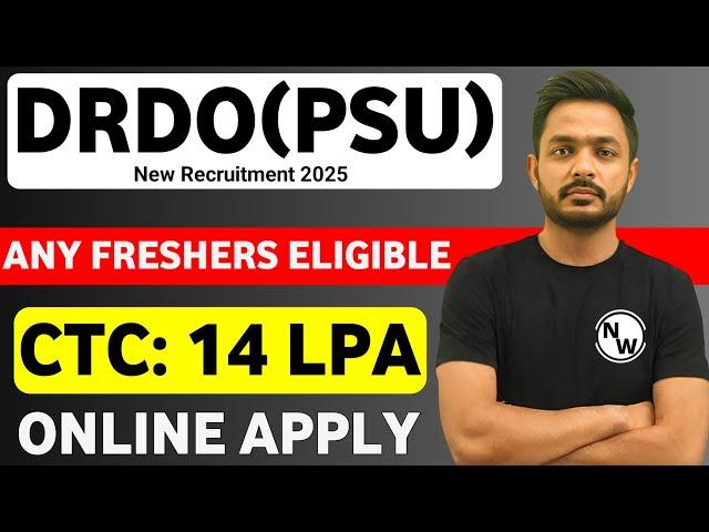 DRDO Recruitment 2025 | Freshers | CTC: 14 LPA | Govt Jobs 2025 | Access Livelihoods RRE Fellowship