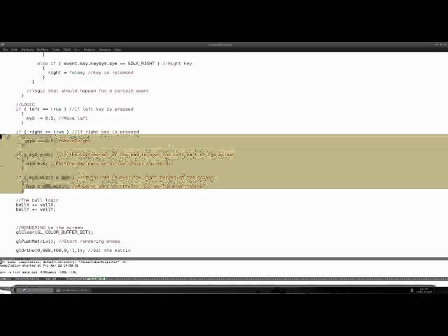 Let's make a game in C++ (SDL,OpenGL) - Episode 6 - Movement and collision