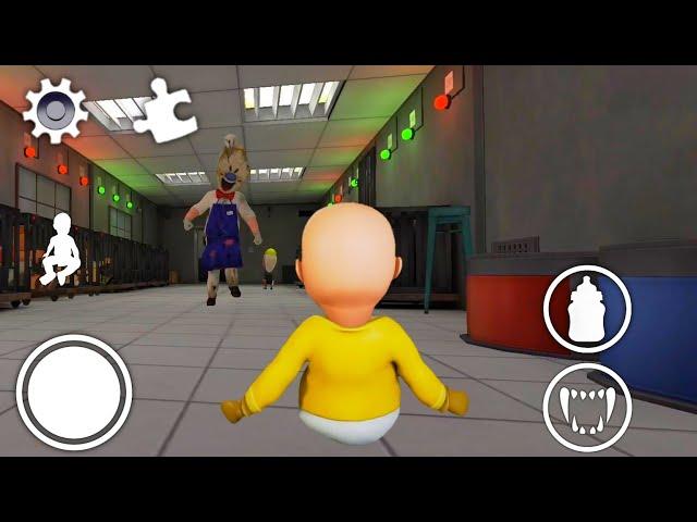 Playing As “THE BABY IN YELLOW” In Ice Scream 4 On Hard Mode | Outwitt Mod