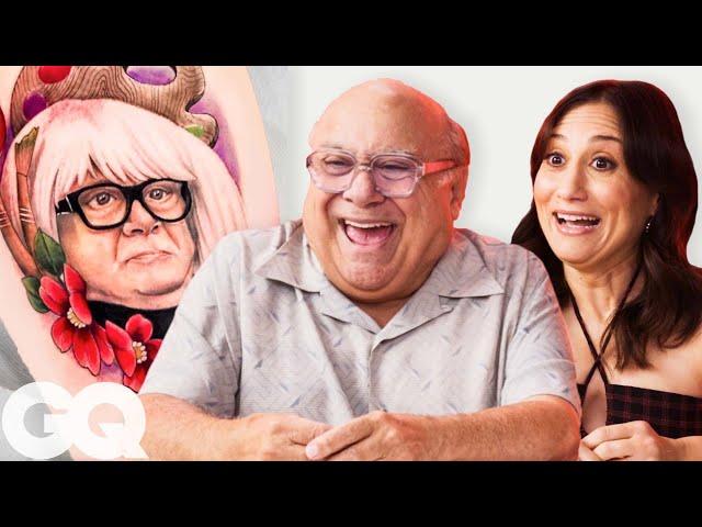 Danny DeVito & His Daughter Critique Danny DeVito Tattoos | GQ