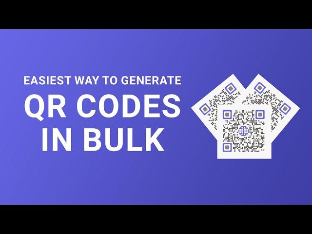 QR Batch: Easiest Way to Create QR Codes in Bulk